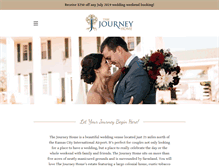 Tablet Screenshot of journeyhomeweddings.com